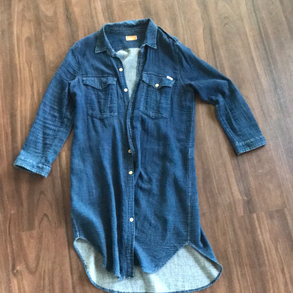 Mother Denim full length button down